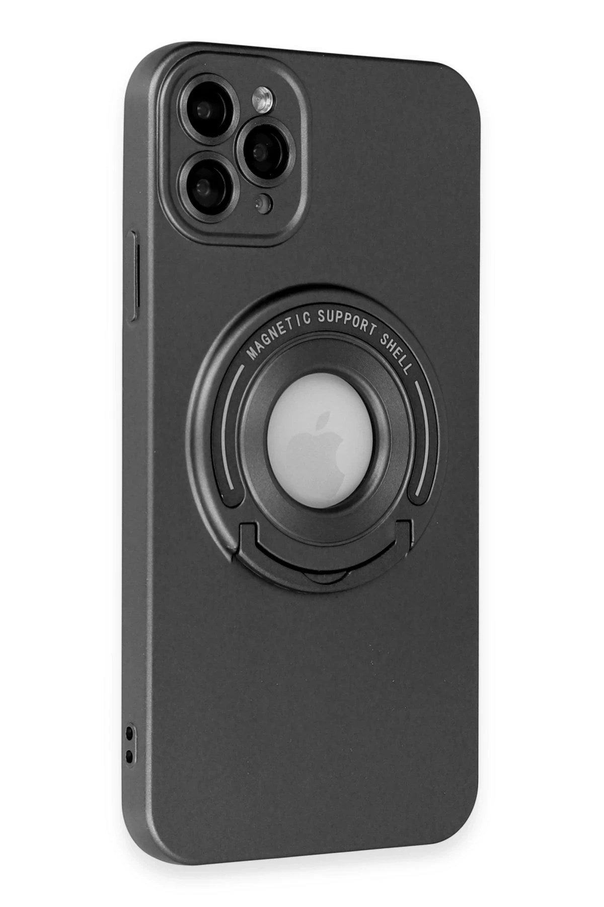 Mey İthalat® iPhone 12 Pro Kılıf Lukka Magneticsafe Kapak - Siyah