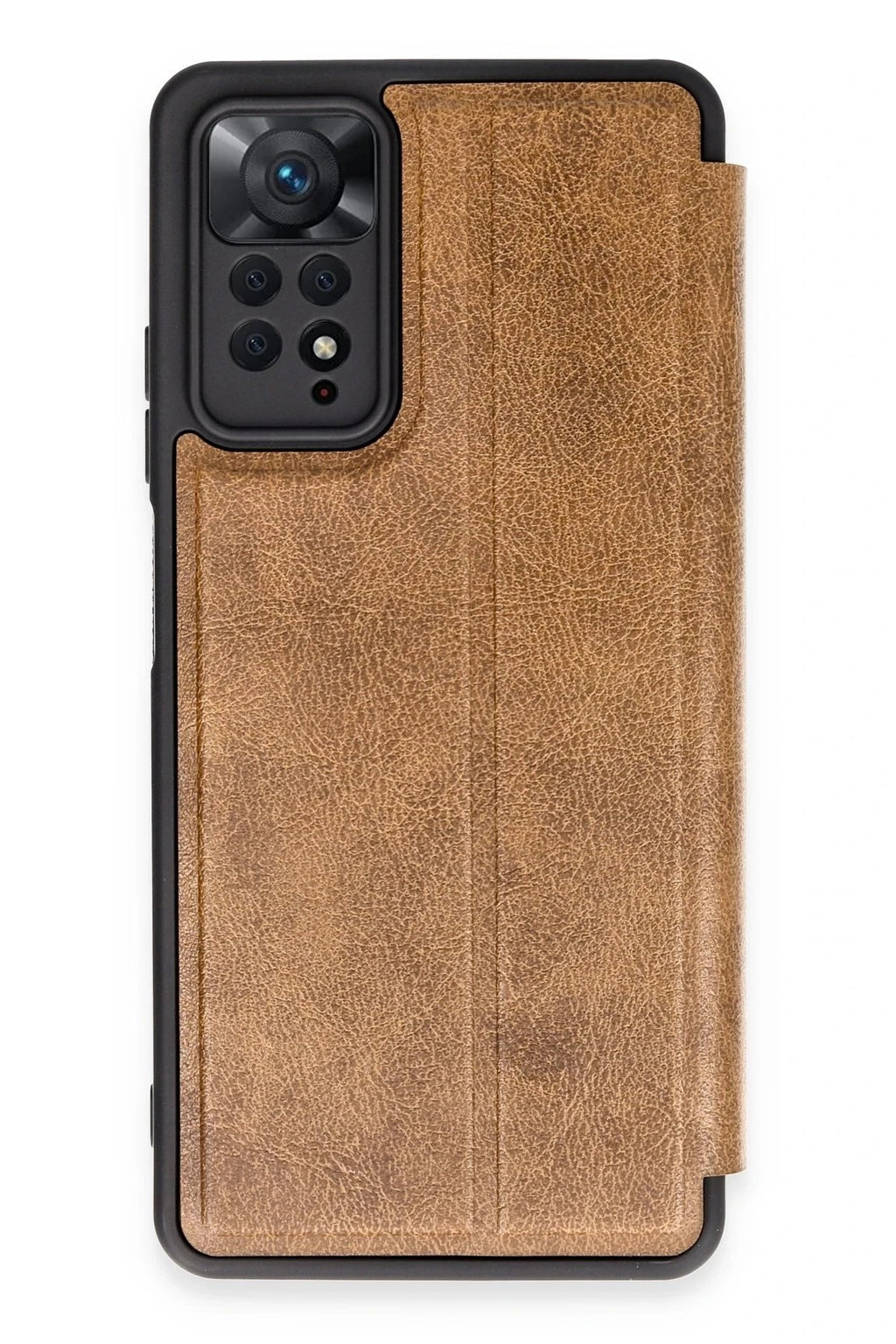 Mey İthalat® Redmi Note 12 Pro 4G Kılıf Flip Cover - Taba