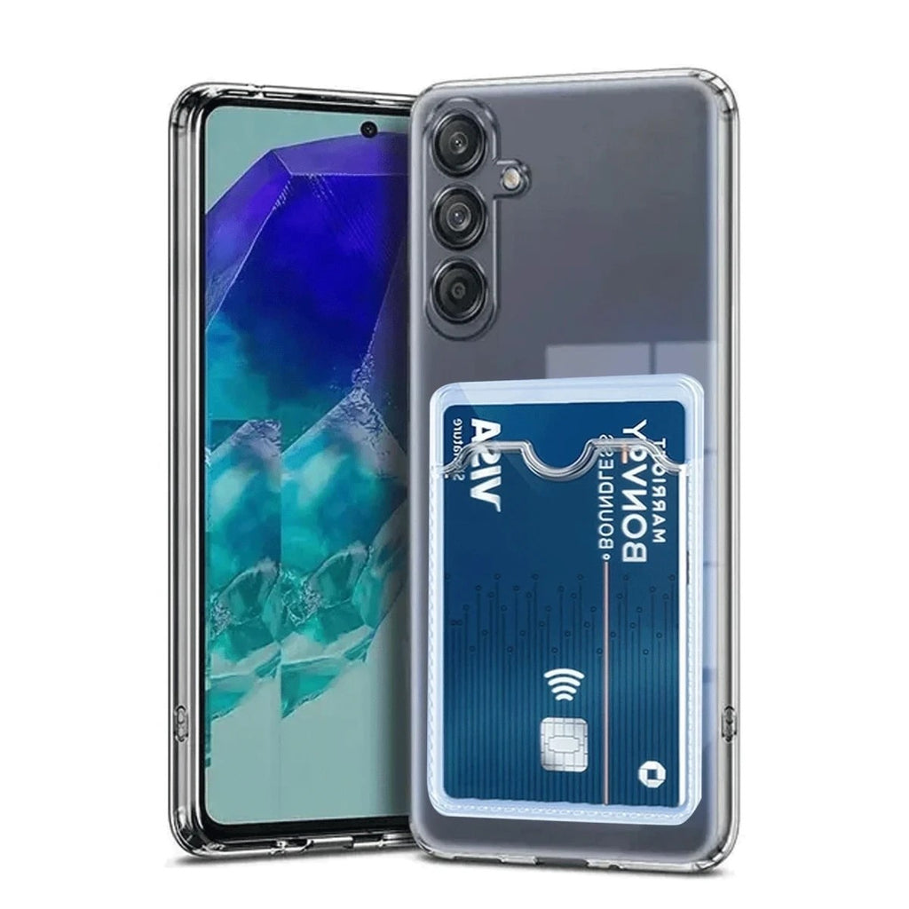 Mey İthalat® Samsung Galaxy A56 Kılıf Kart Şeffaf Silikon - Şeffaf