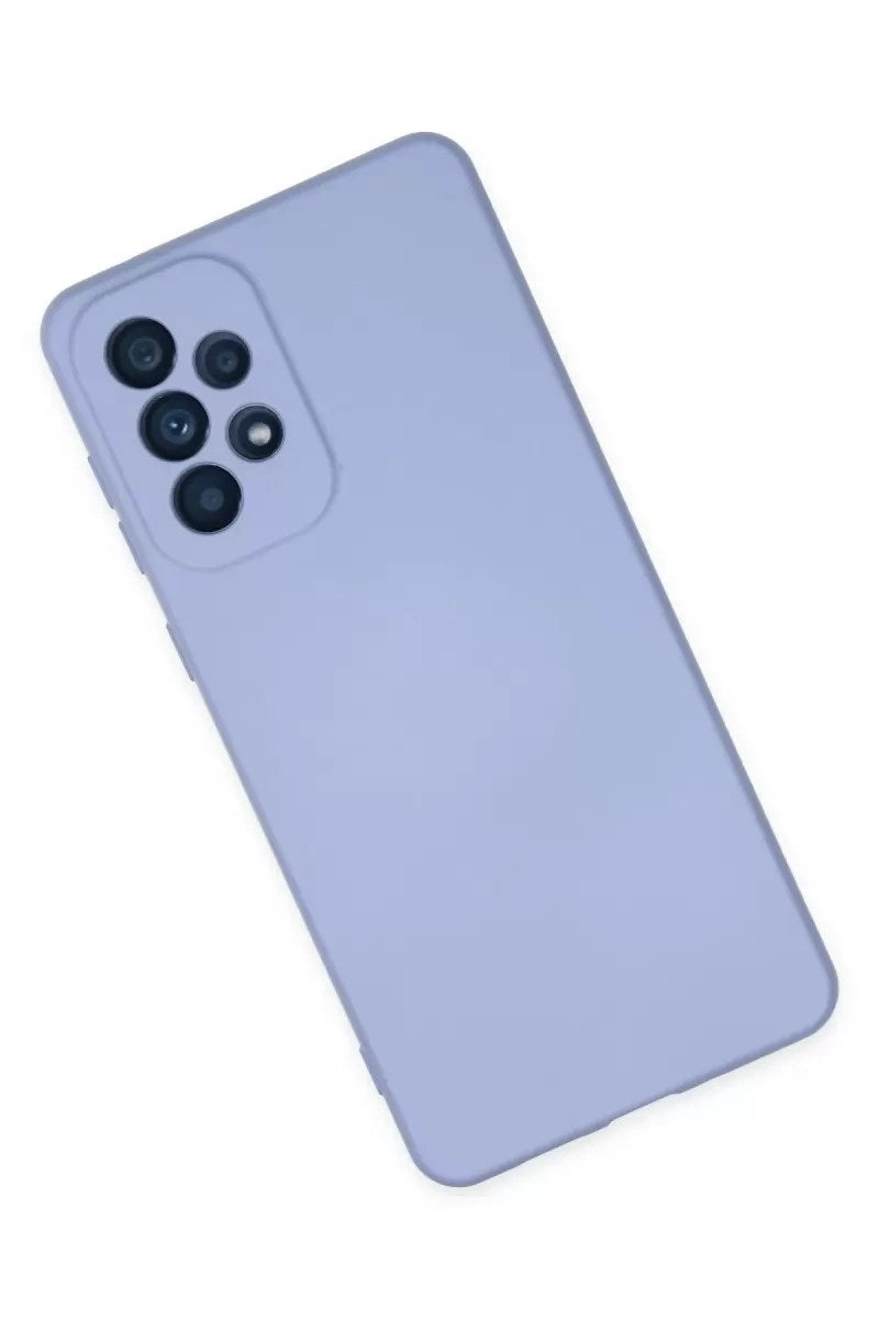 Mey İthalat® Samsung Galaxy A23 4G Kılıf Nano içi Kadife Silikon - Lila