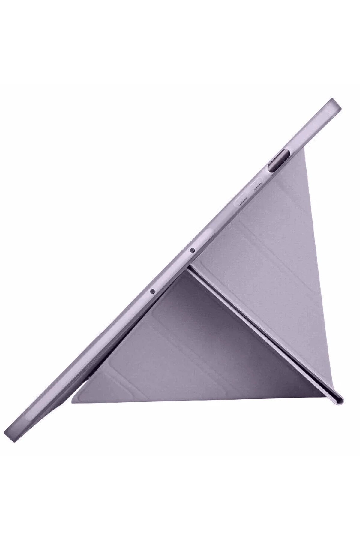 Mey İthalat® Samsung Galaxy X610 Tab S9 FE Plus 12.4 Kılıf Kalemlikli Mars Tablet Kılıfı - Lila