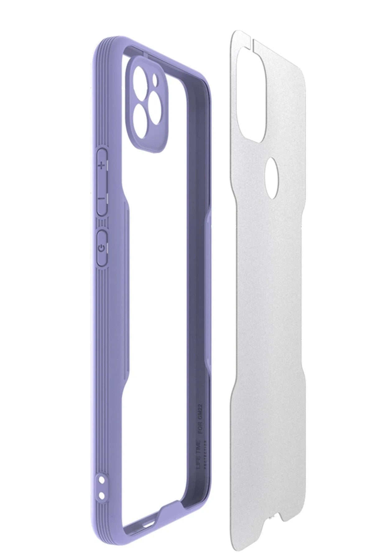 Mey İthalat® General Mobile GM 22 Kılıf Platin Silikon - Kırmızı