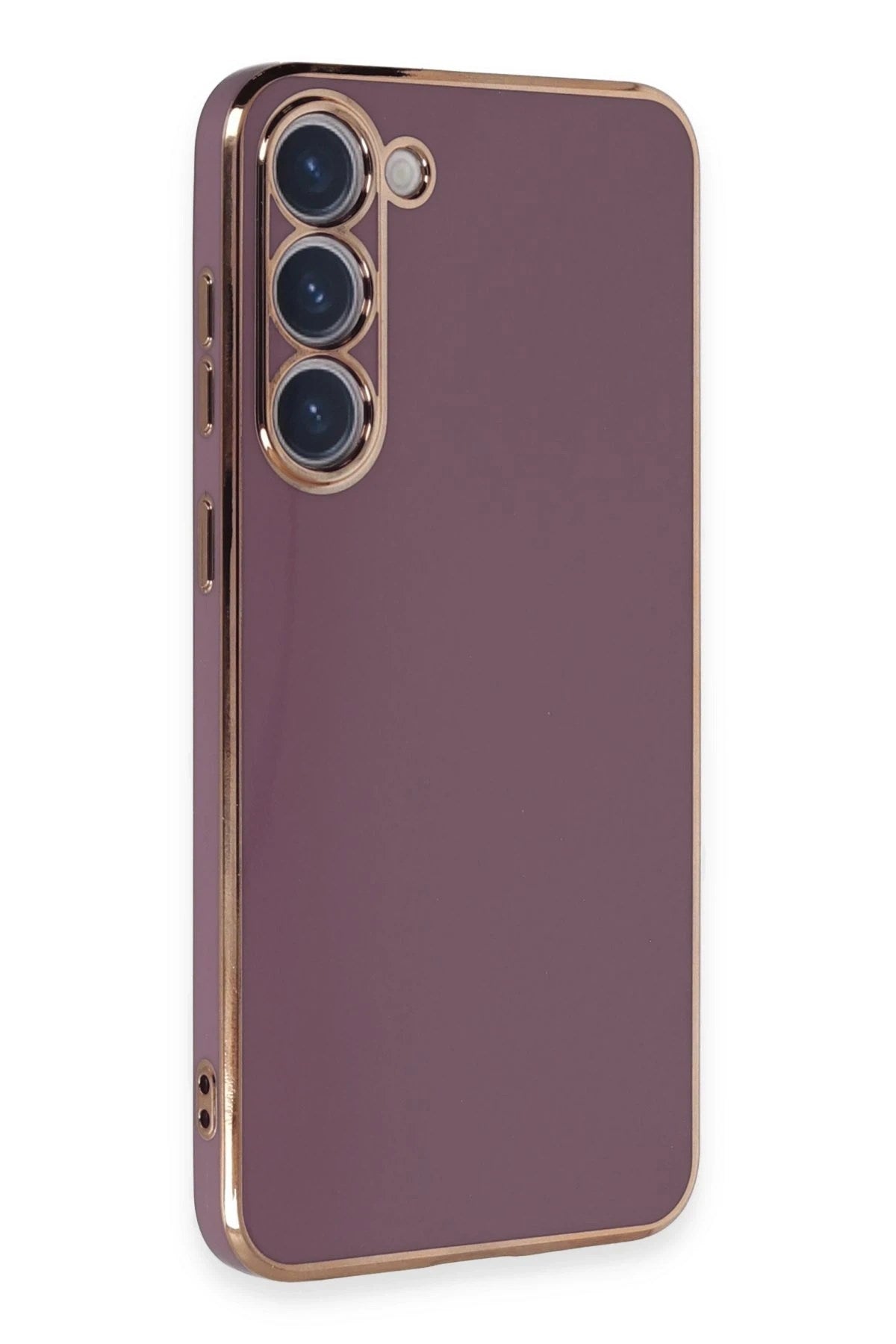 Mey İthalat® Samsung Galaxy S23 Kılıf Volet Silikon - Mor