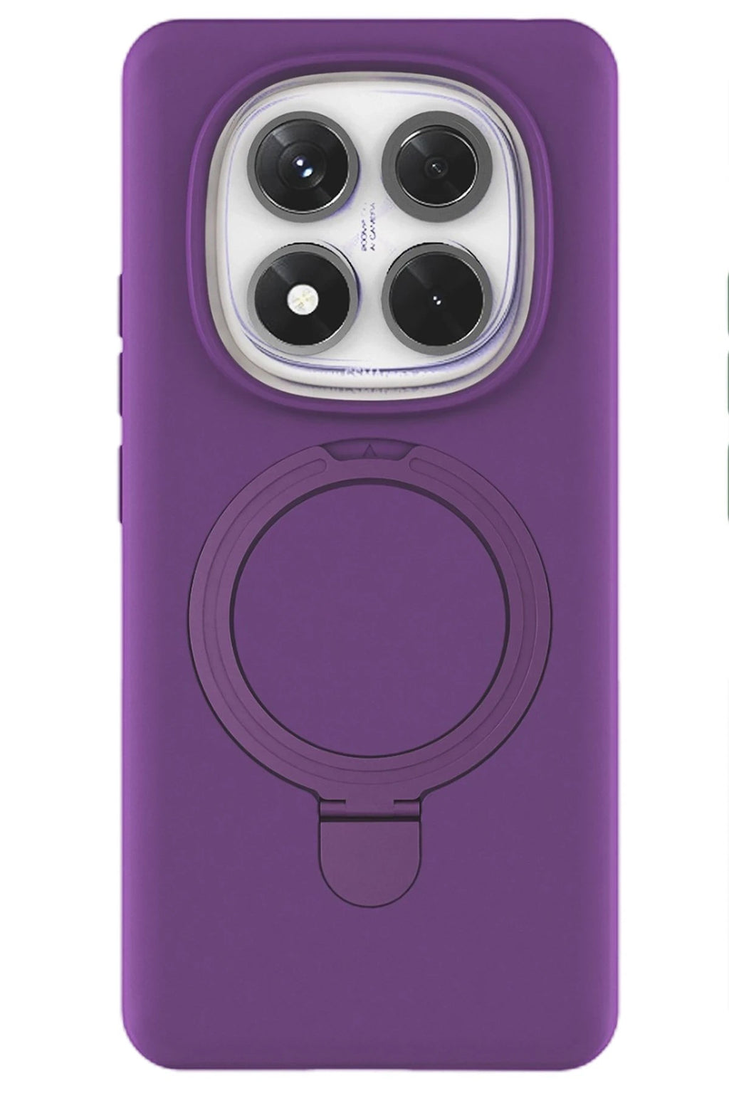 Mey İthalat® Redmi Note 14 Pro 4G Regal Magsafe Standlı Kapak - Derin Mor