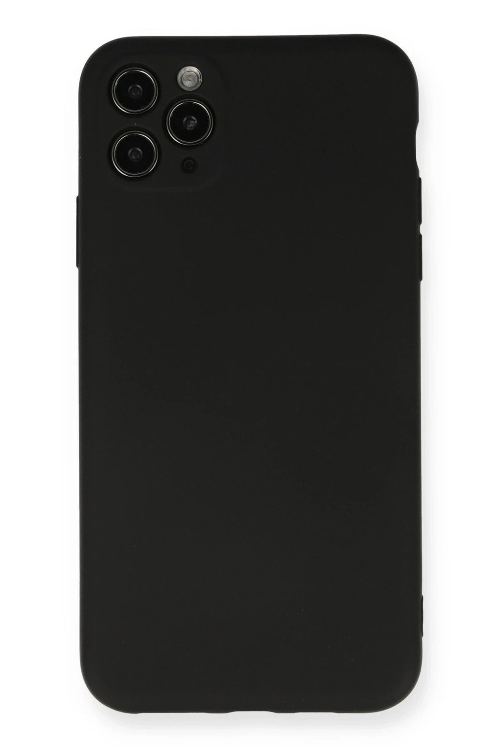 Mey İthalat® iPhone 11 Pro Max Kılıf Nano içi Kadife Silikon - Siyah