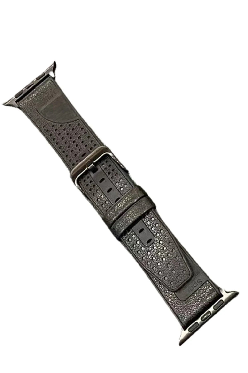 Mey İthalat® Watch 45mm Buff Deri Kordon - Siyah