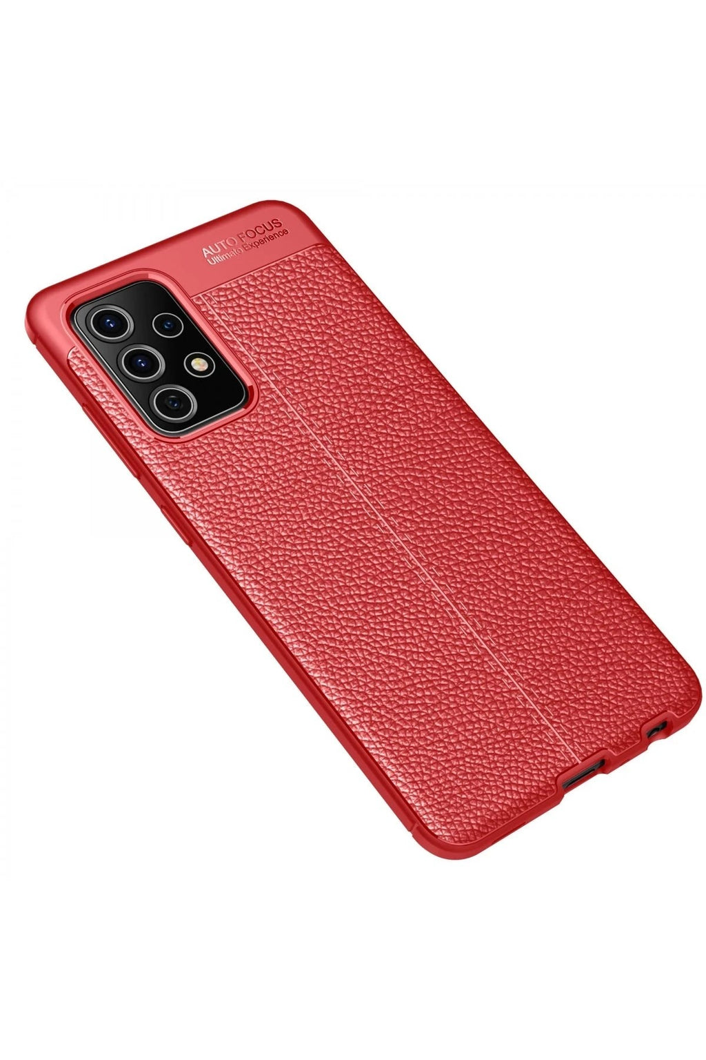 Mey İthalat® Samsung Galaxy A52 Kılıf Auto Focus Kapak - Kırmızı