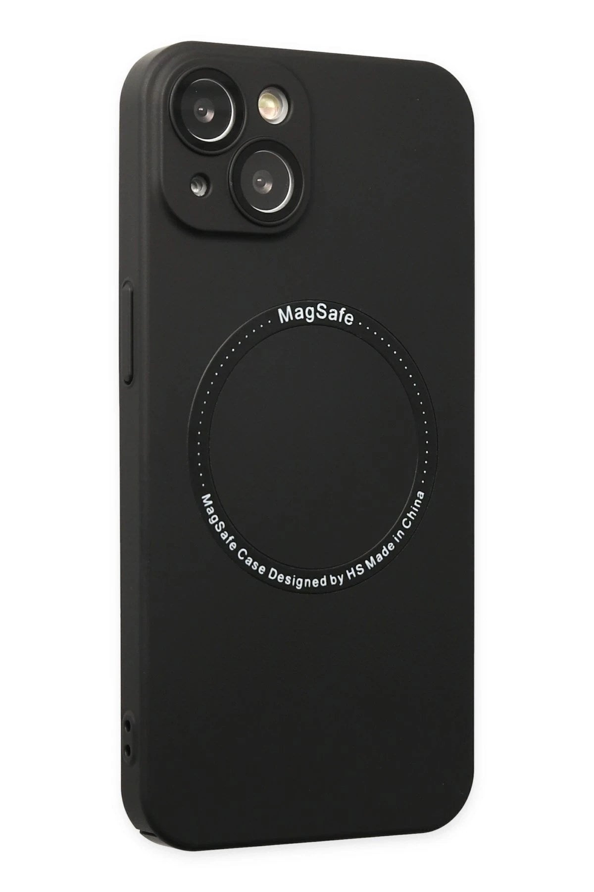 Mey İthalat® iPhone 14 Plus Kılıf Jack Magneticsafe Lens Silikon - Siyah