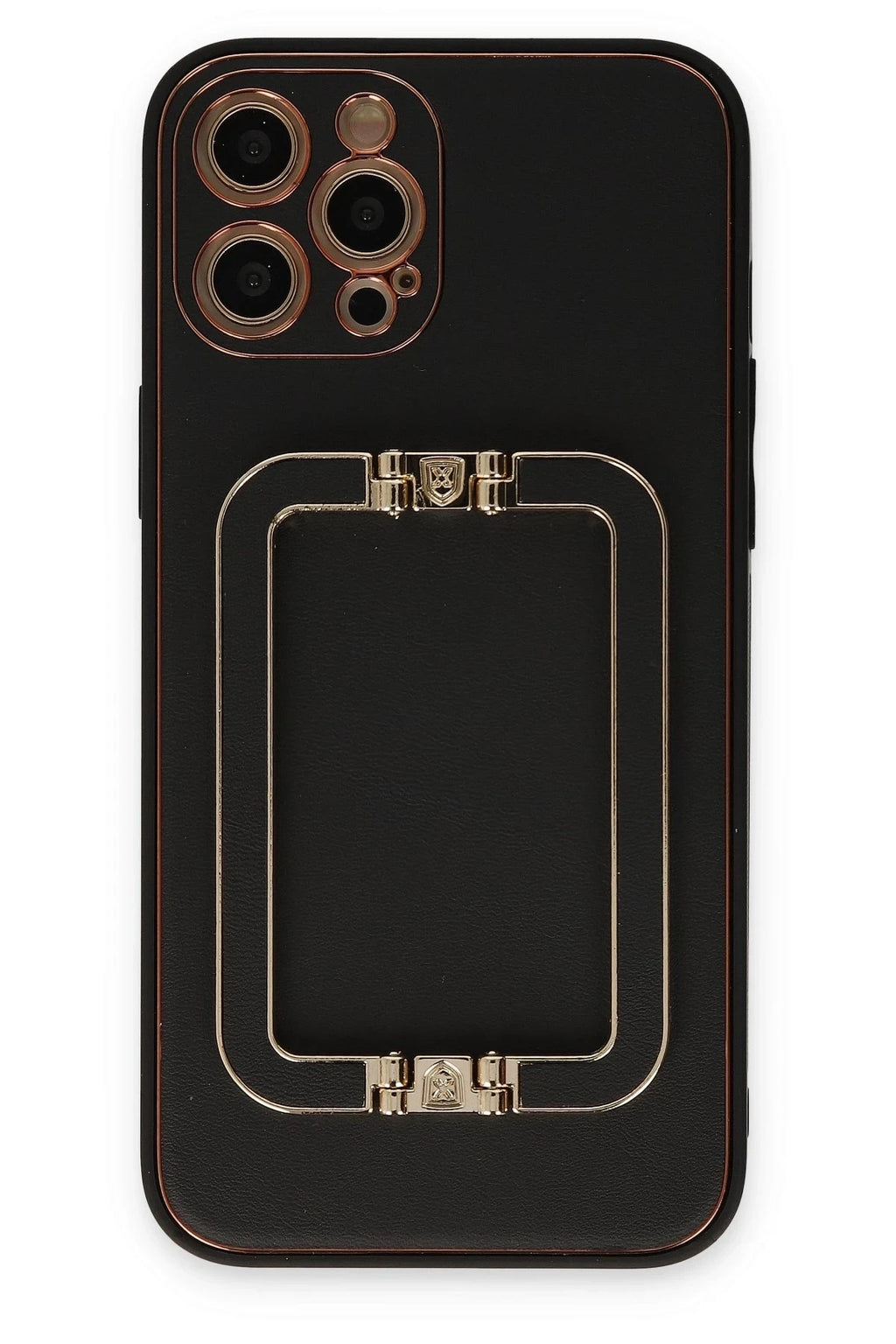 Mey İthalat® iPhone 12 Pro Kılıf Coco Elit Kapak - Siyah