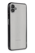 Mey İthalat® Samsung Galaxy A04 Kılıf Lensli Silikon - Siyah