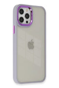 Mey İthalat® iPhone 12 Pro Max Kılıf Dora Kapak - Lila