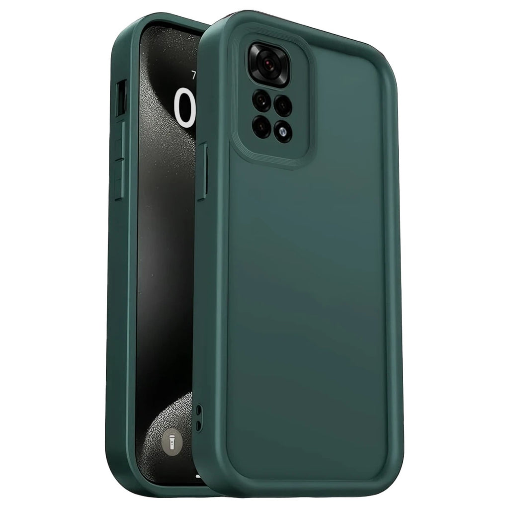 Mey İthalat® Redmi 10 2022 Kılıf Viera Silikon - Koyu Yeşil