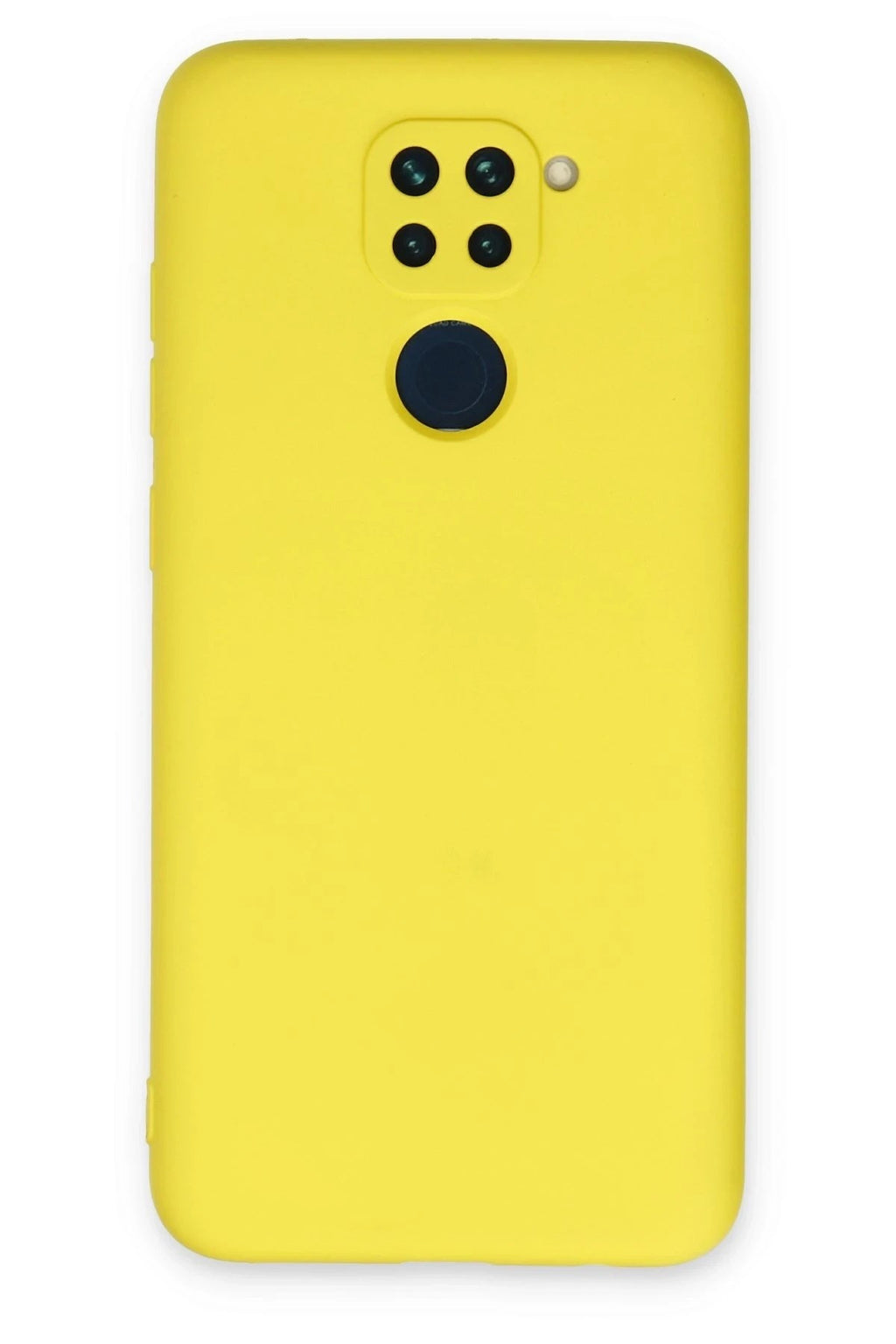 Mey İthalat® Redmi Note 9 Kılıf Nano içi Kadife Silikon - Sarı