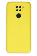 Mey İthalat® Redmi Note 9 Kılıf Nano içi Kadife Silikon - Sarı