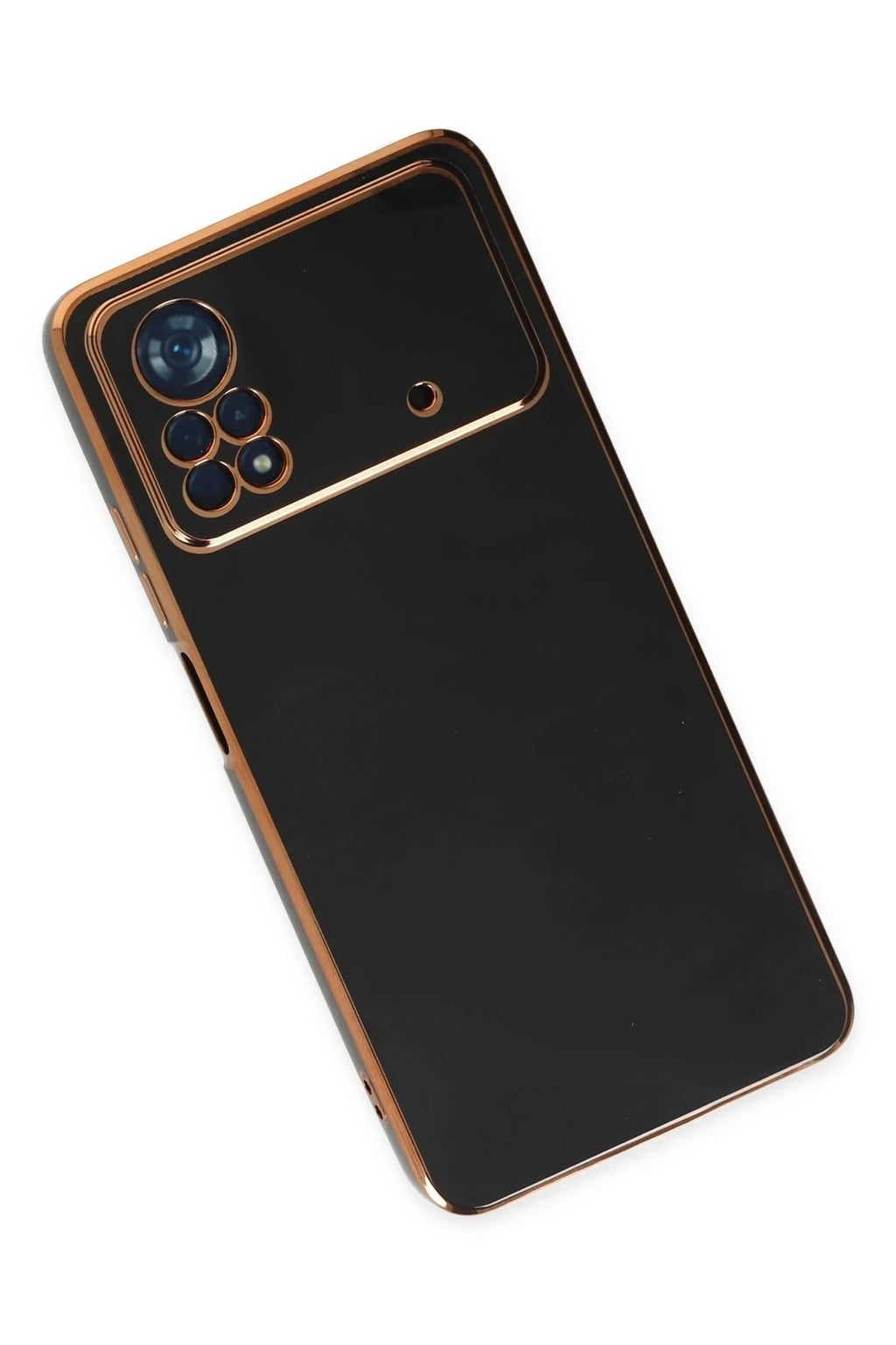 Mey İthalat® Poco X4 Pro 5G Kılıf Volet Silikon - Siyah
