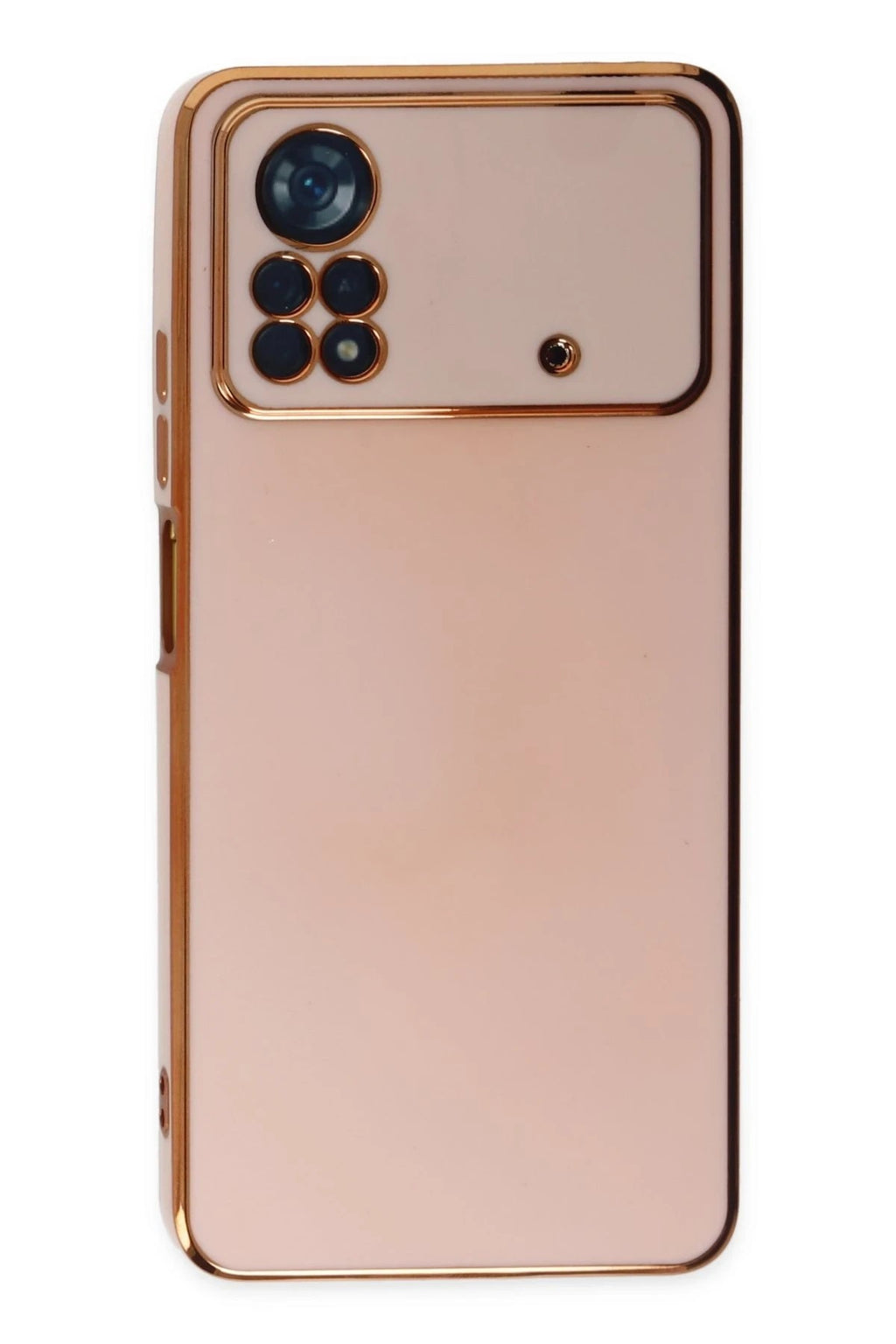 Mey İthalat® Poco X4 Pro 5G Kılıf Volet Silikon - Pembe