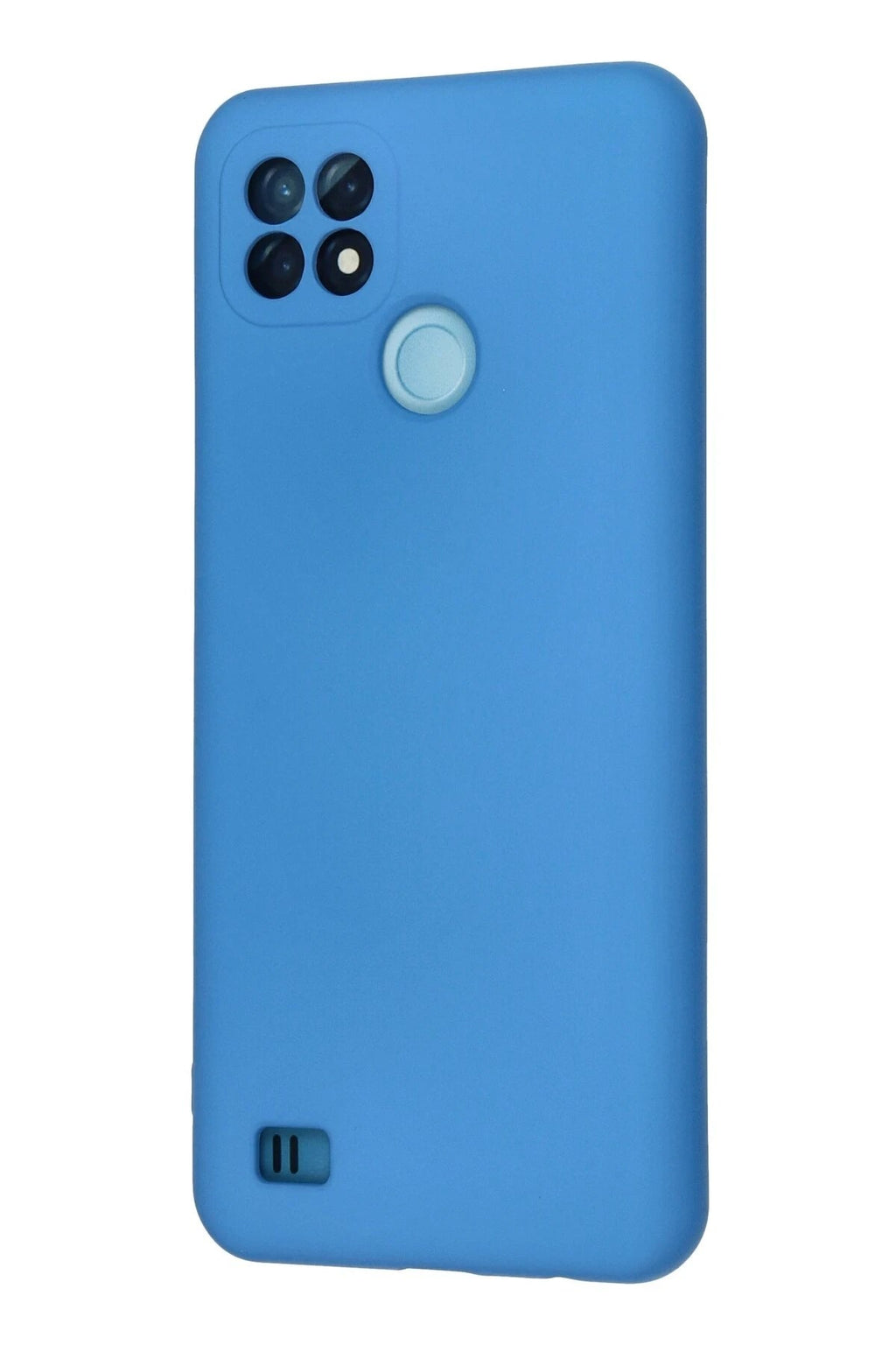 Mey İthalat® Realme C21 Kılıf Nano içi Kadife Silikon - Mavi