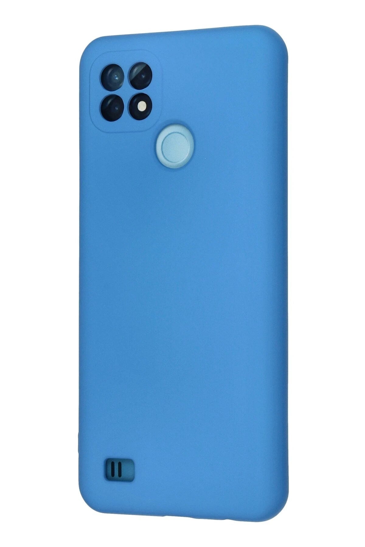 Mey İthalat® Realme C21 Kılıf Nano içi Kadife Silikon - Mavi