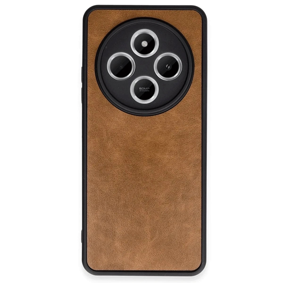 Mey İthalat® Redmi 14C Kılıf Aras Deri Kapak - Taba
