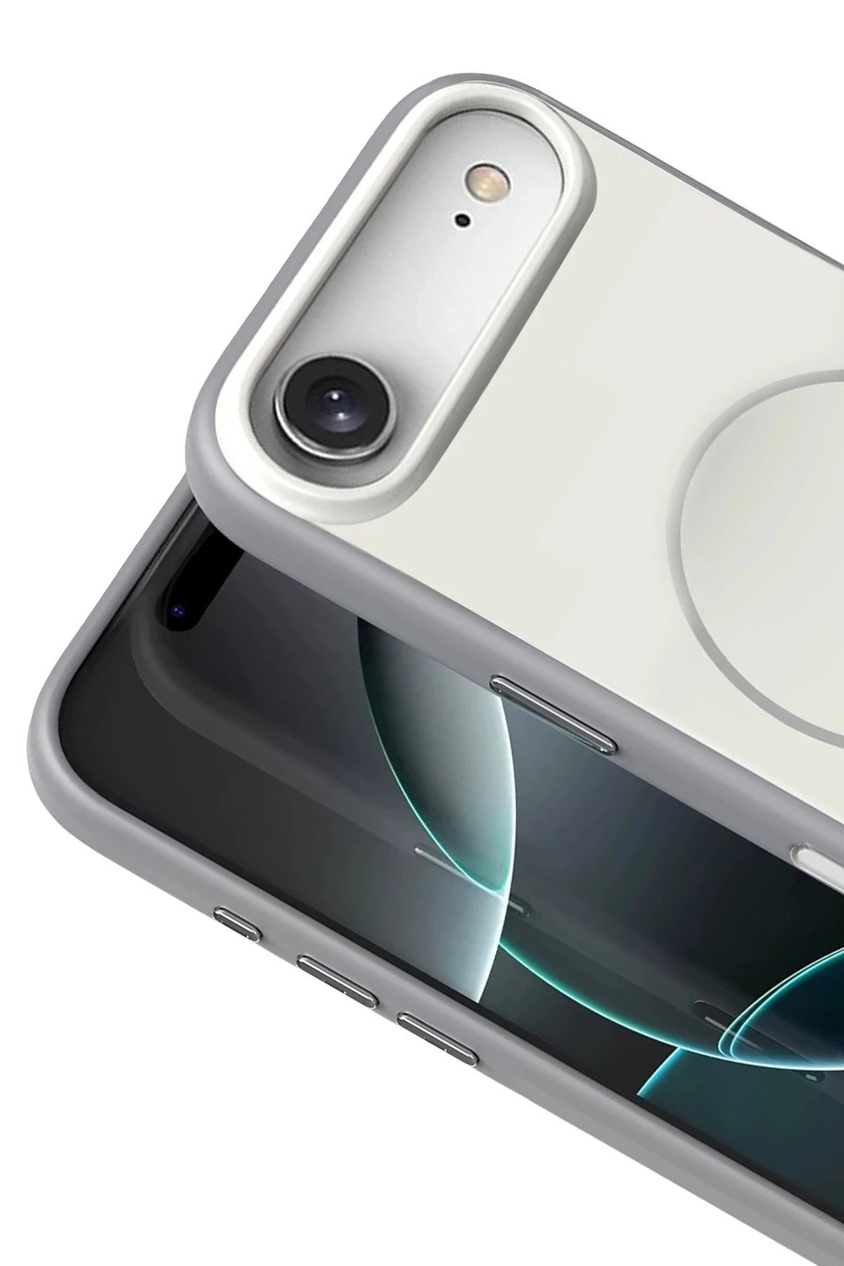Mey İthalat® iPhone 17 Air Neva Magsafe Kapak - Gri