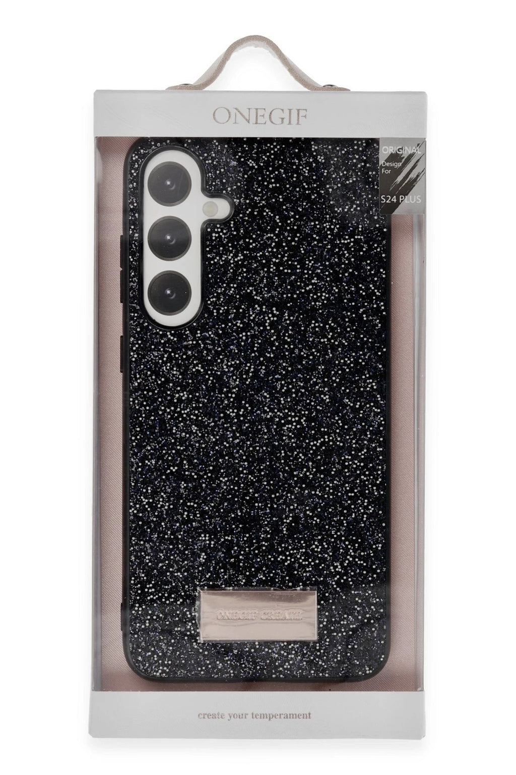 Mey İthalat® Samsung Galaxy A55 5G Bright Simli Kapak - Gold