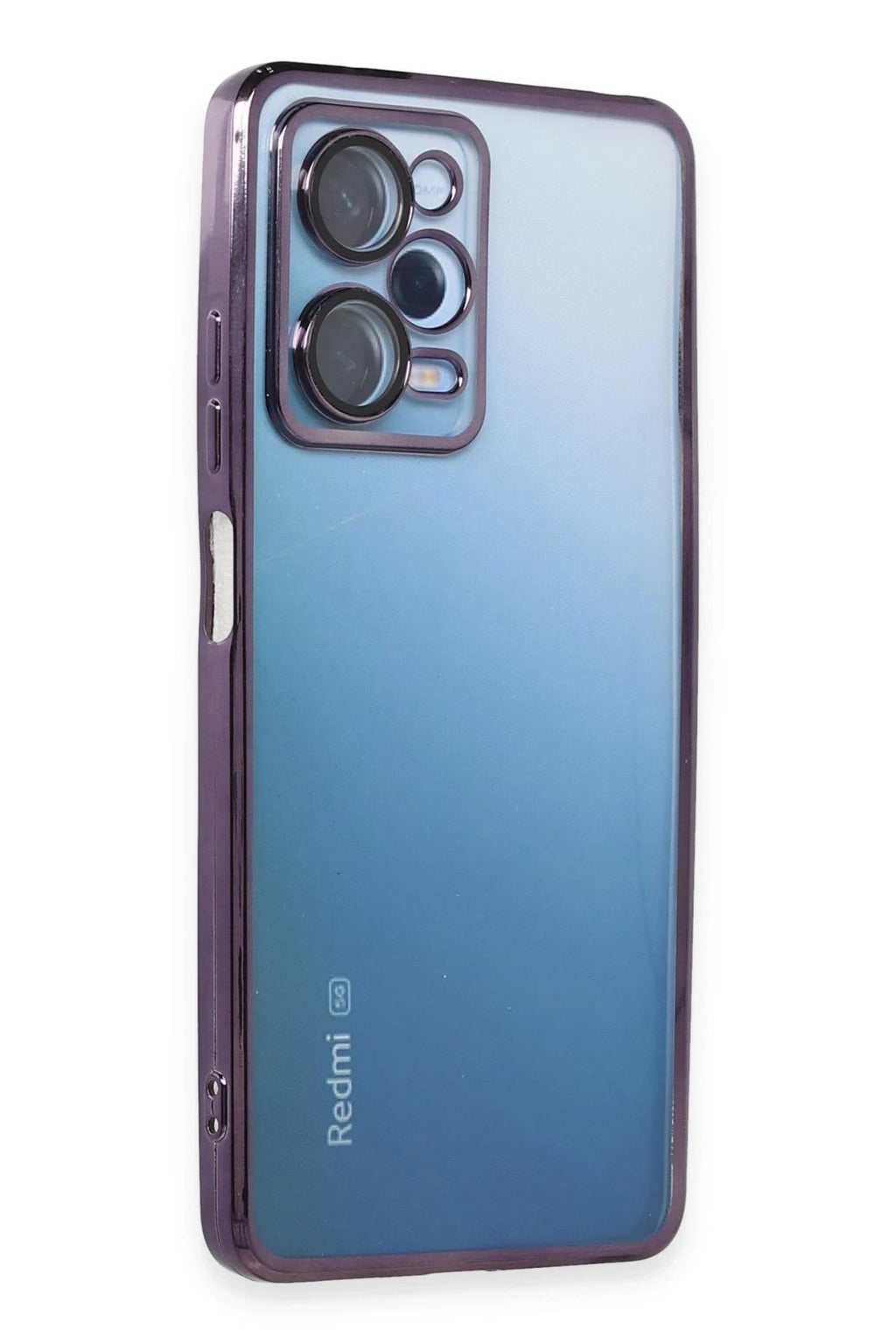 Mey İthalat® Redmi Note 12 Pro 5G Kılıf Lensli Silikon - Mor