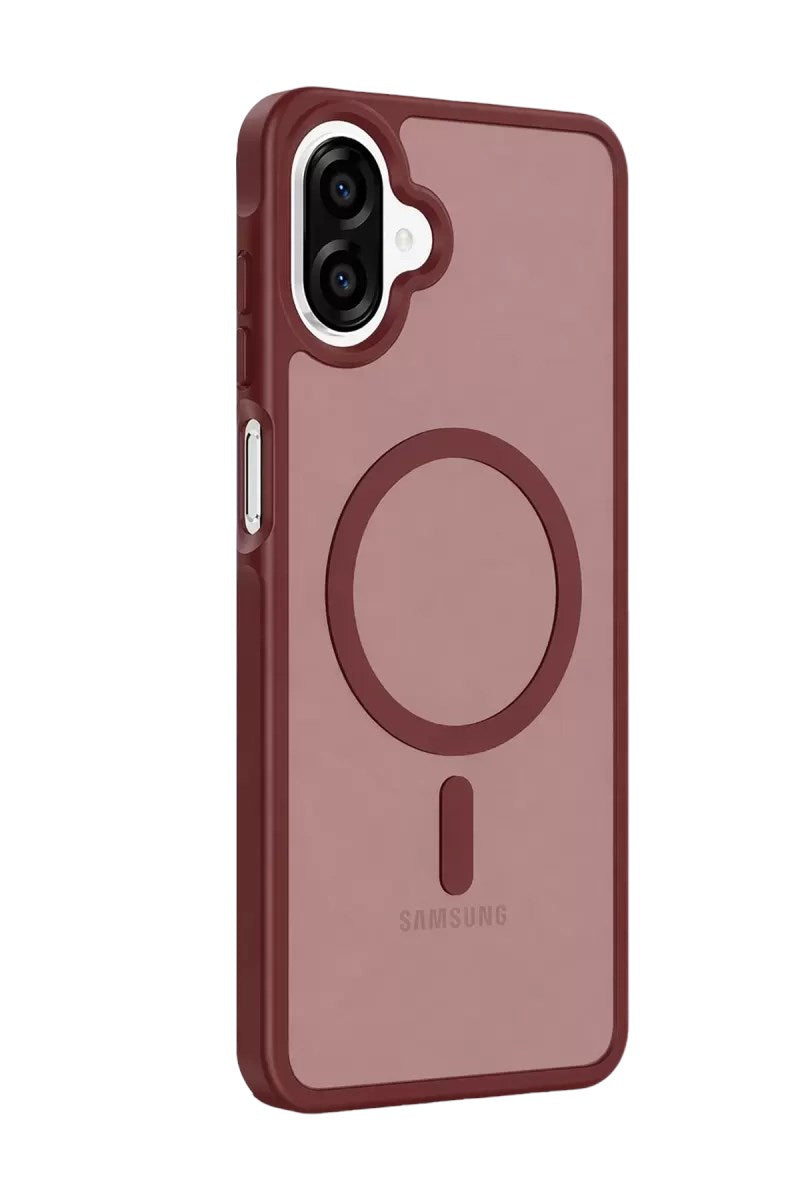 Mey İthalat® Samsung Galaxy A07 4G Jota Magsafe Kapak - Bordo