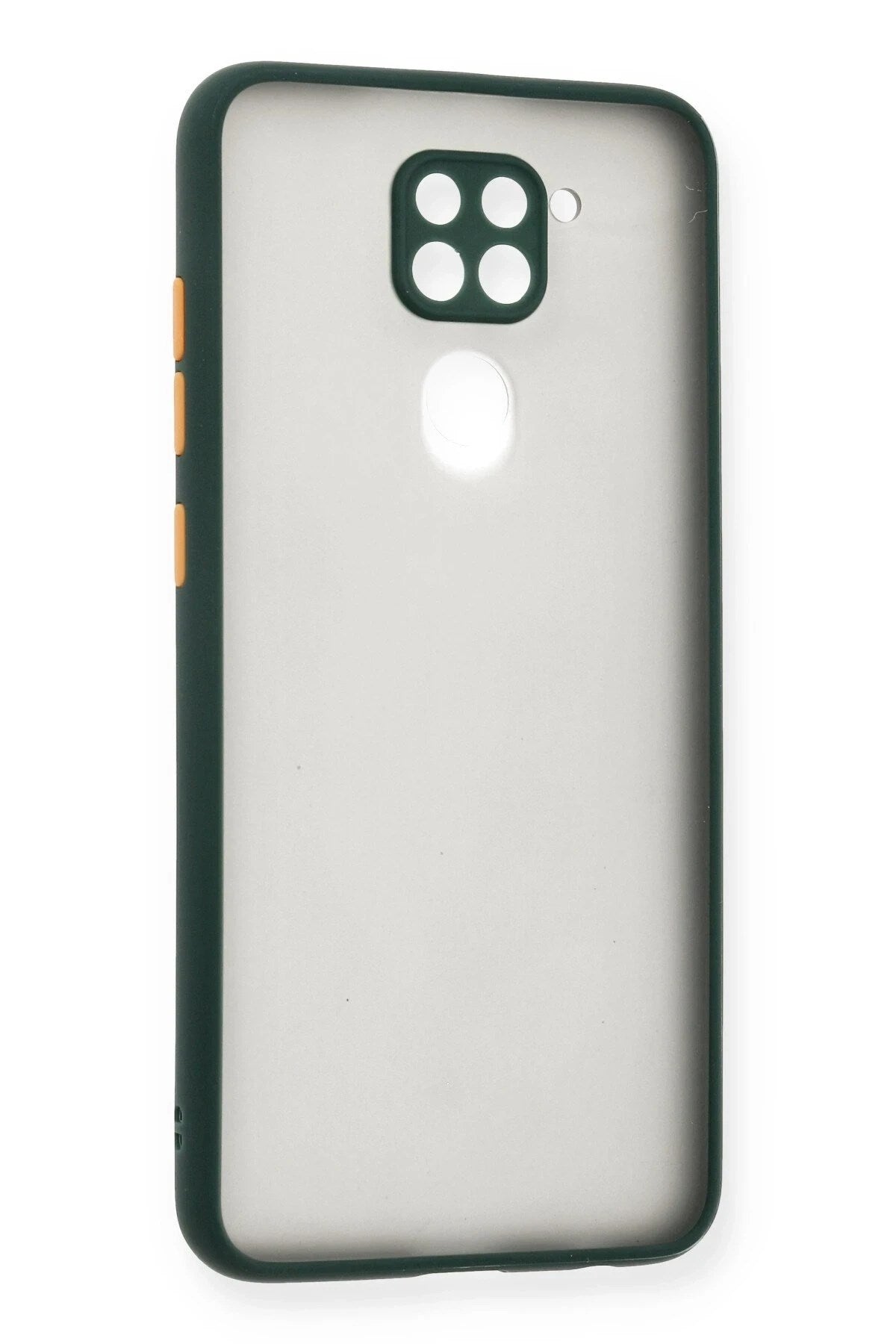 Mey İthalat® Redmi Note 9 Kılıf Montreal Silikon Kapak - Yeşil