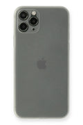 Mey İthalat® iPhone 11 Pro Kılıf PP Ultra İnce Kapak - Beyaz