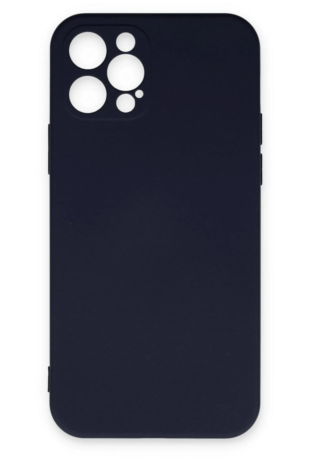 Mey İthalat® iPhone 12 Pro Max Kılıf Nano içi Kadife Silikon - Lacivert