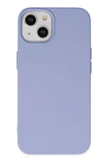 Mey İthalat® iPhone 14 Plus Kılıf Nano içi Kadife Silikon - Lila