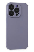 Mey İthalat® iPhone 15 Pro Max Kılıf Nano içi Kadife Silikon - Lila