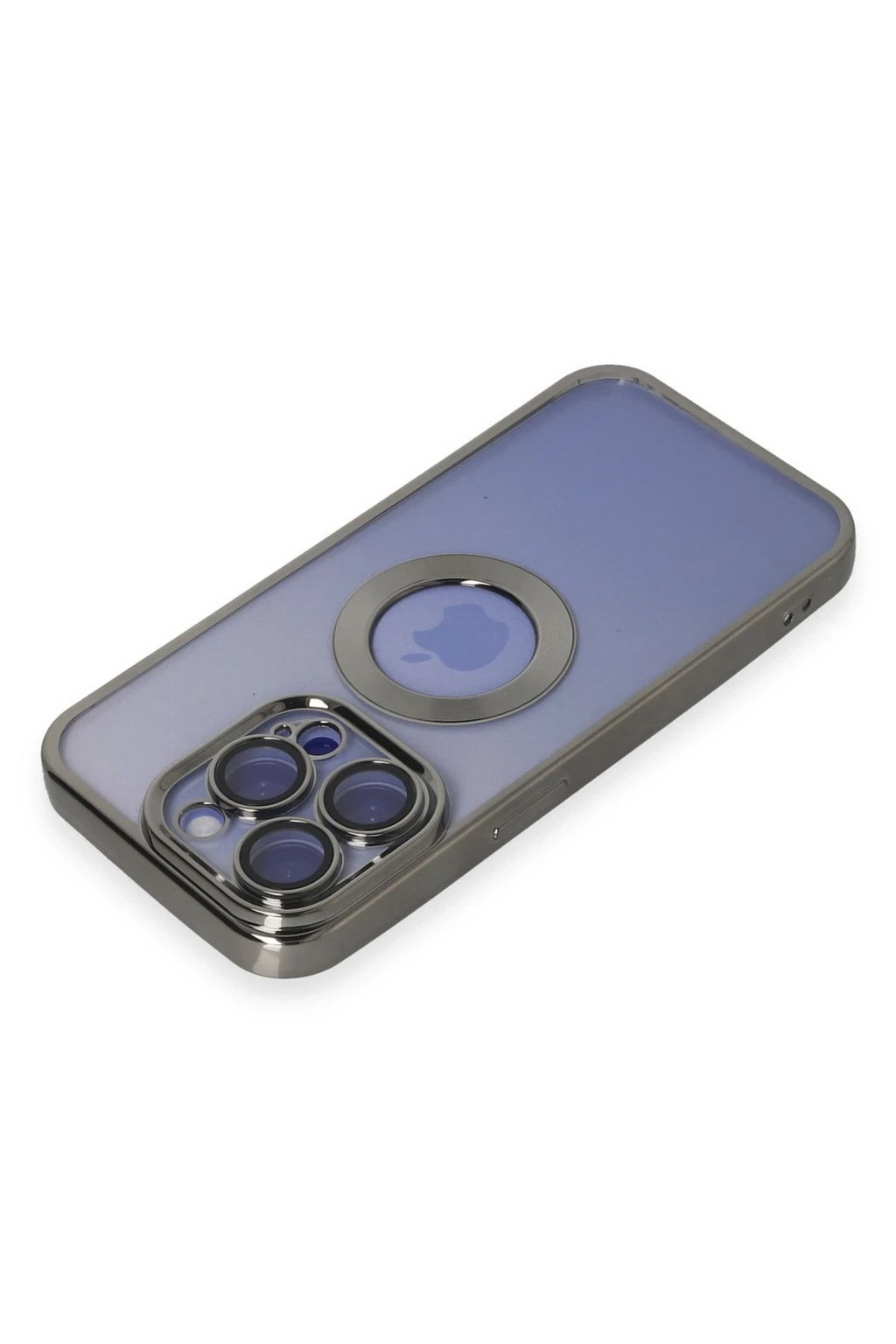 Mey İthalat® iPhone 15 Pro Kılıf Slot Silikon - Titan Gri