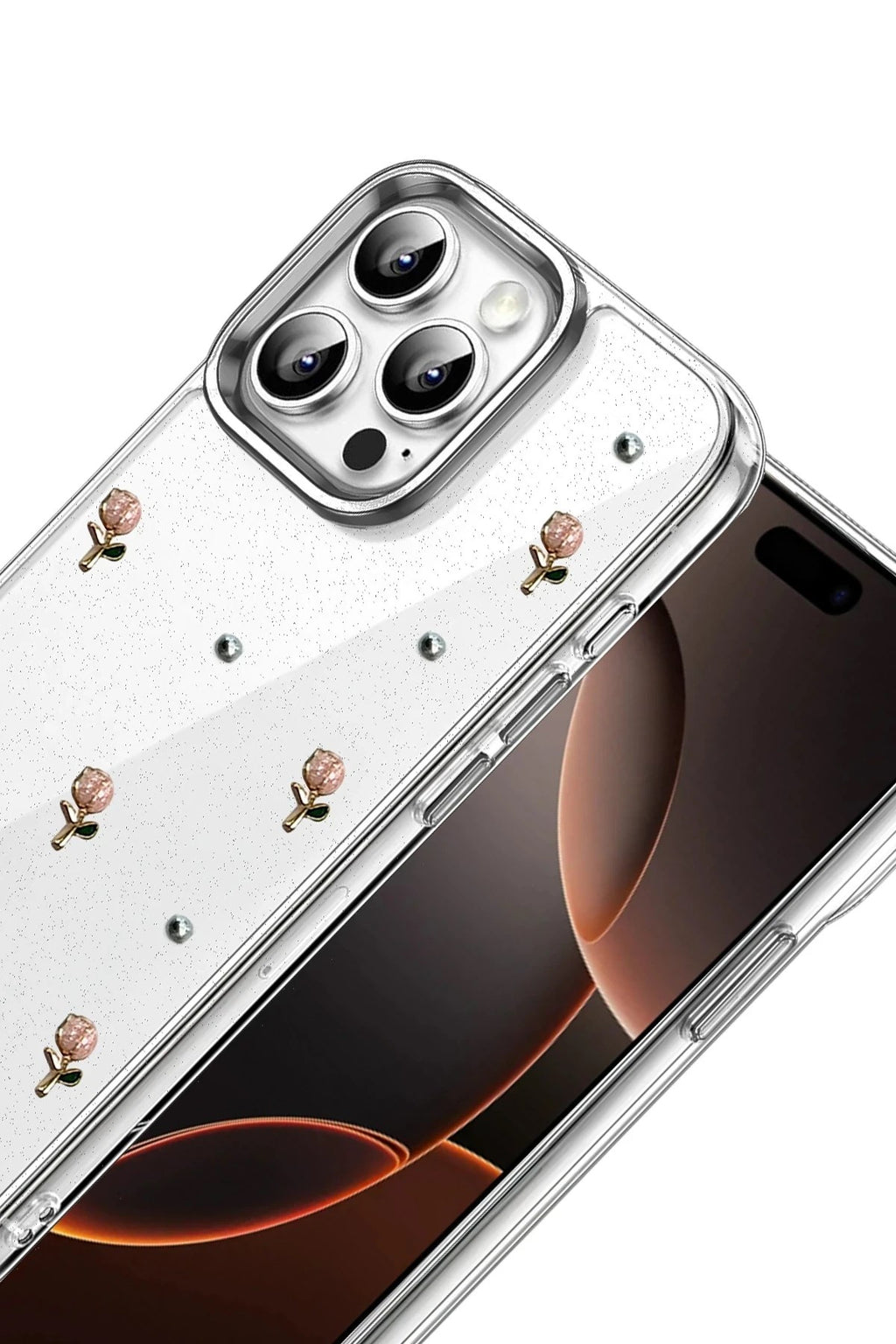 Mey İthalat® iPhone 16 Pro Fiyonk Desenli Kapak - Desen 6
