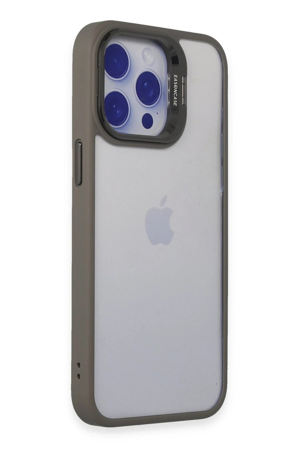 Mey İthalat® iPhone 15 Pro Max Kılıf Roblox Lens Standlı Kapak - Titan Gri