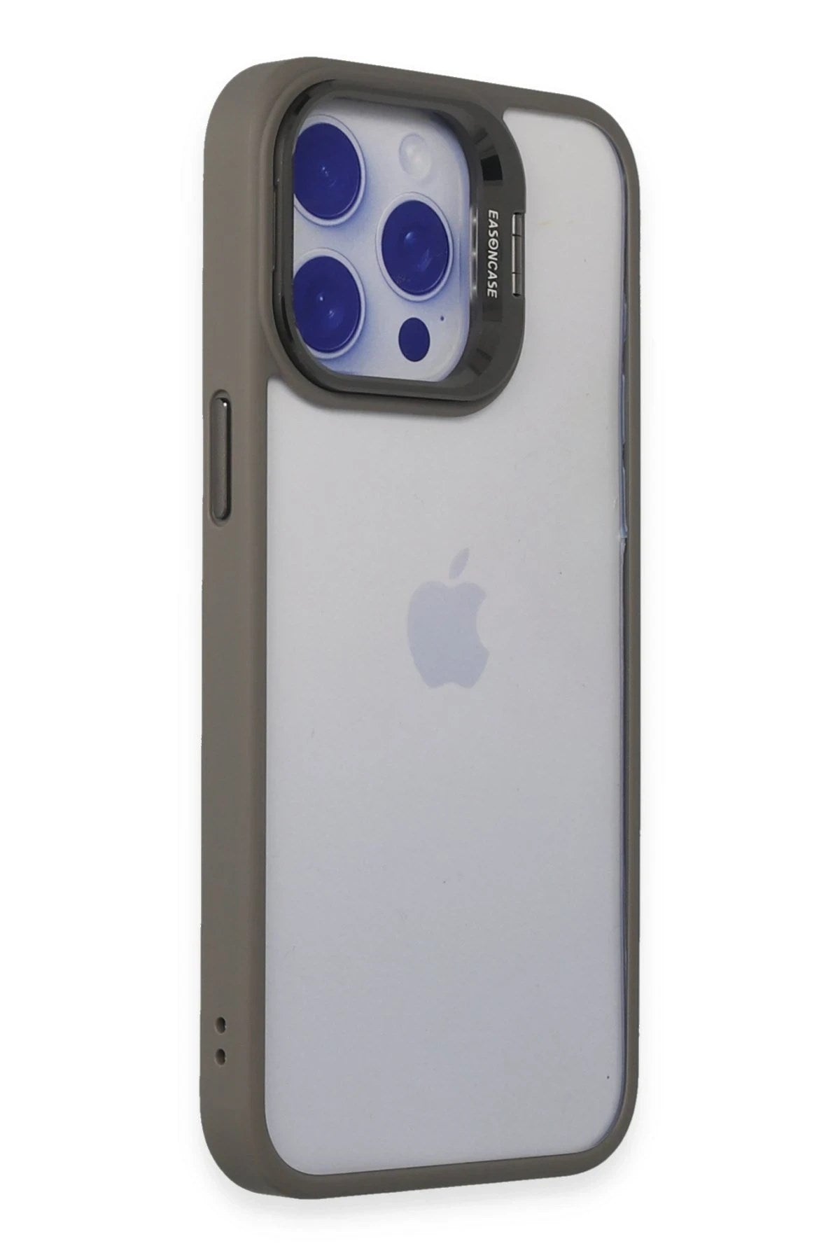Mey İthalat® iPhone 15 Pro Max Kılıf Roblox Lens Standlı Kapak - Titan Gri