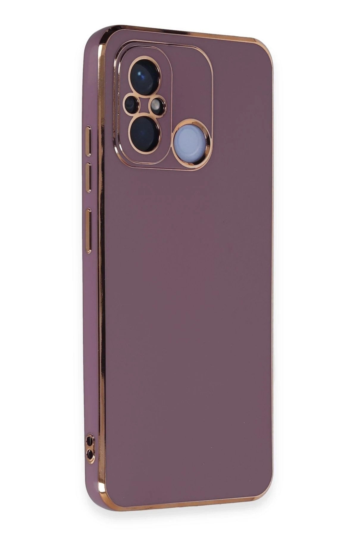 Mey İthalat® Redmi 12C Kılıf Volet Silikon - Mor