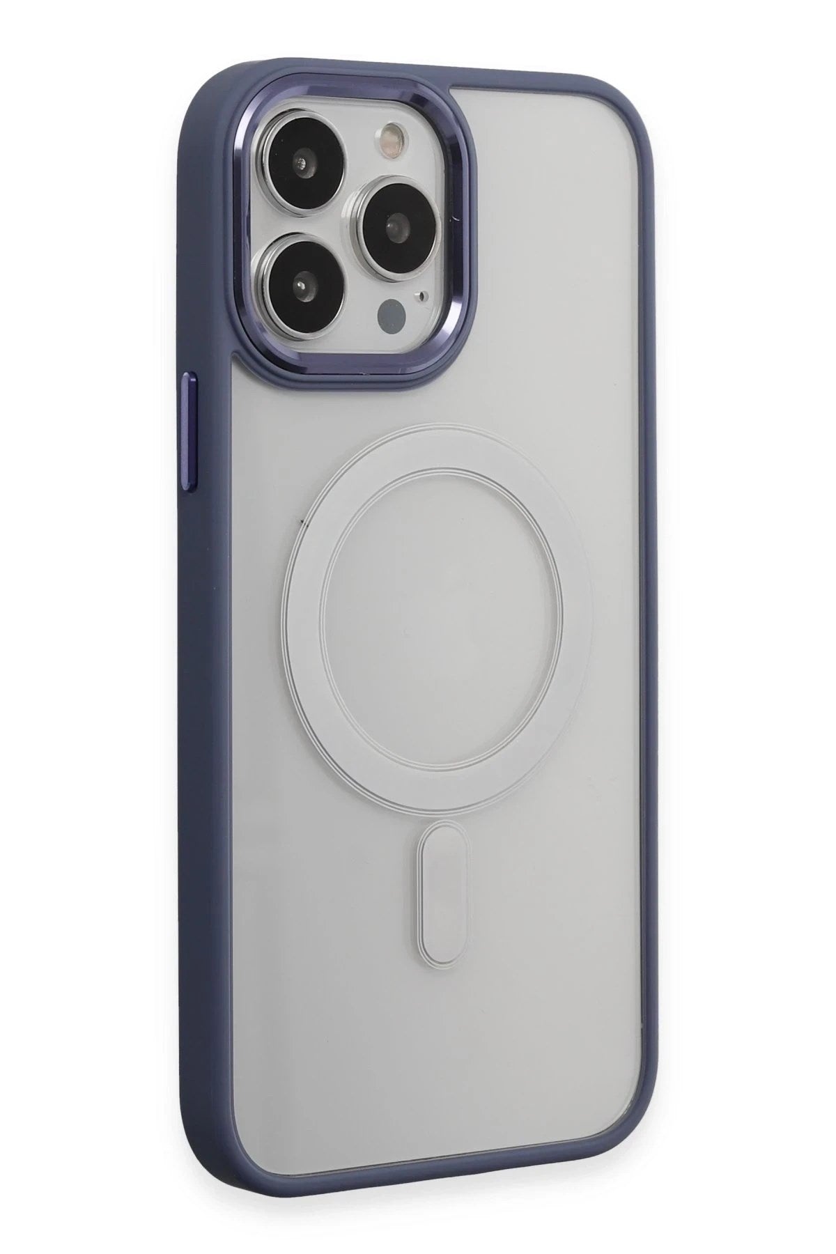 Mey İthalat® iPhone 15 Pro Max Kılıf Room Magneticsafe Silikon - Sierra Blue