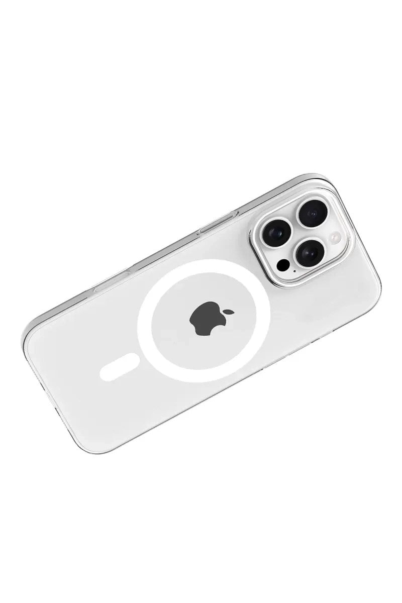 Mey İthalat® iPhone 16 Pro Max PC Blank Magsafe Kapak - Şeffaf