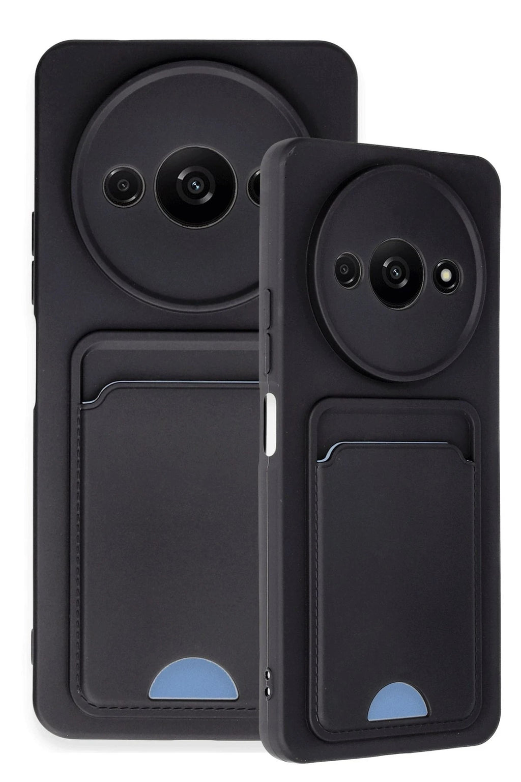 Mey İthalat® Redmi A3 4G Kılıf Kelvin Kartvizitli Silikon - Siyah