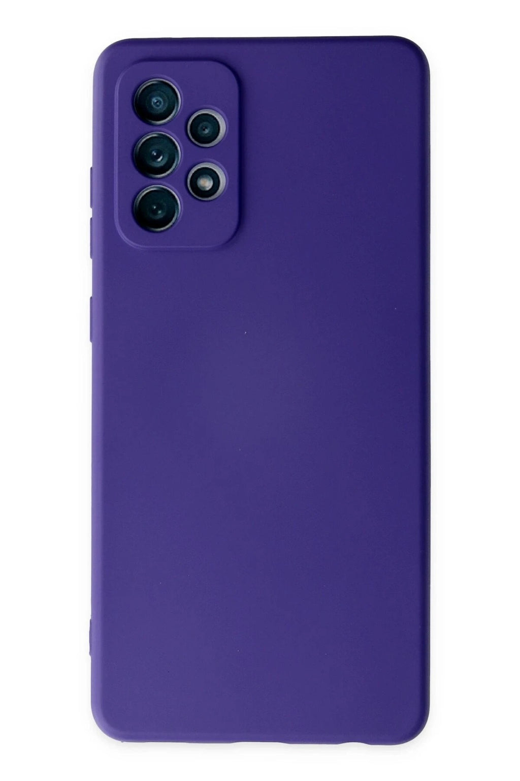 Mey İthalat® Samsung Galaxy A72 Kılıf Nano içi Kadife Silikon - Mor