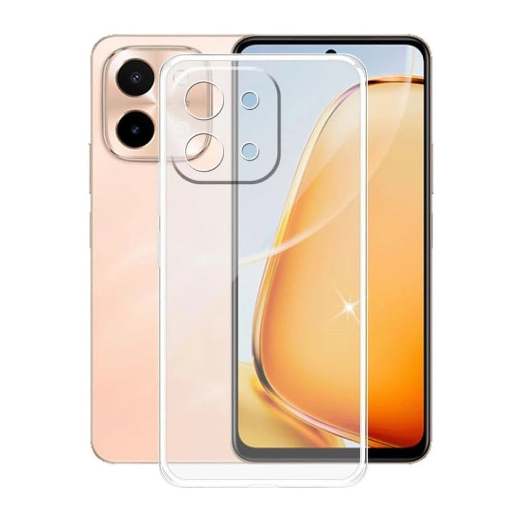 Mey İthalat® Vivo Y28 Kılıf Lüx Şeffaf Silikon