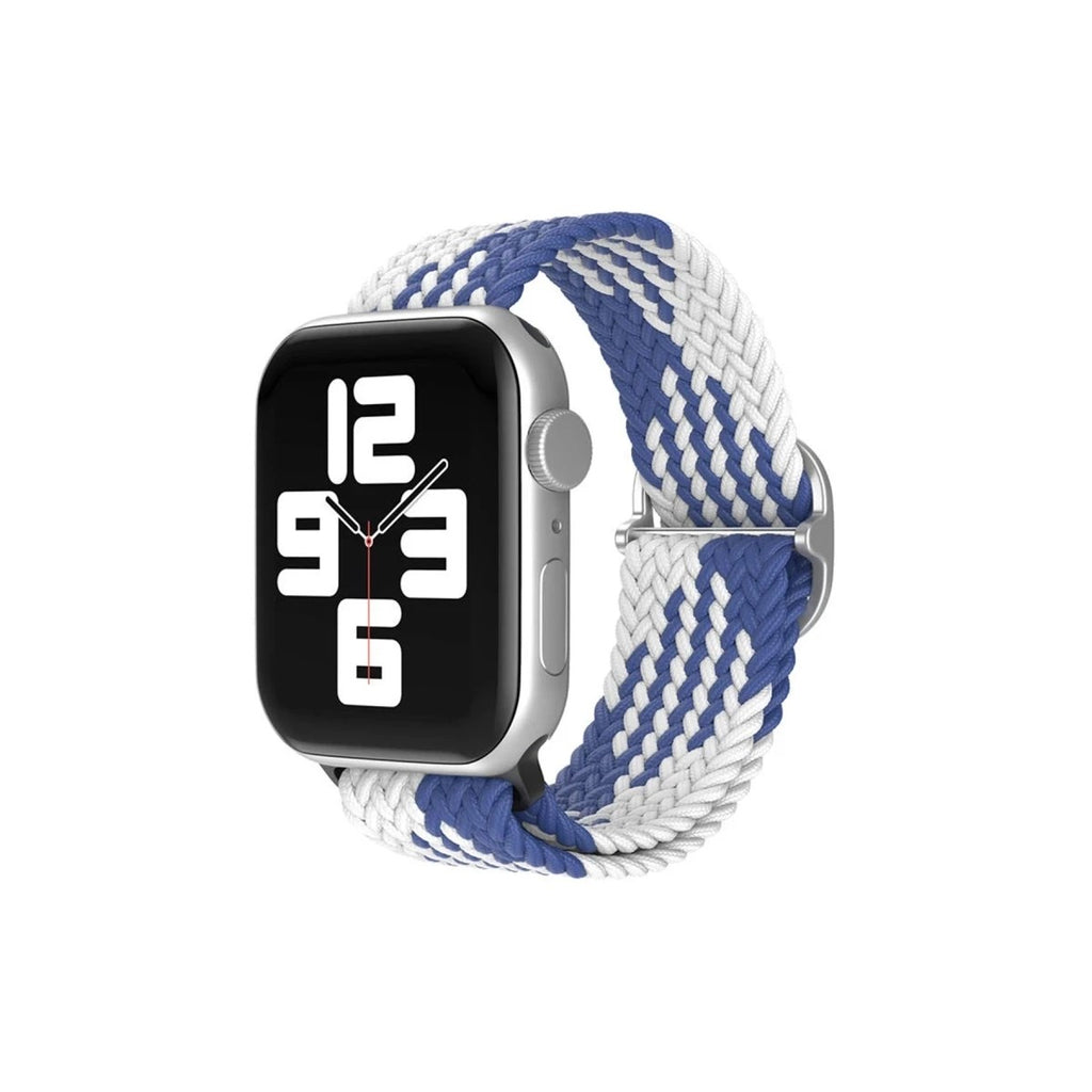Mey İthalat® Watch 20mm Star Kordon - Mavi-Beyaz