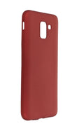 Mey İthalat® Samsung Galaxy J6 Kılıf First Silikon - Bordo