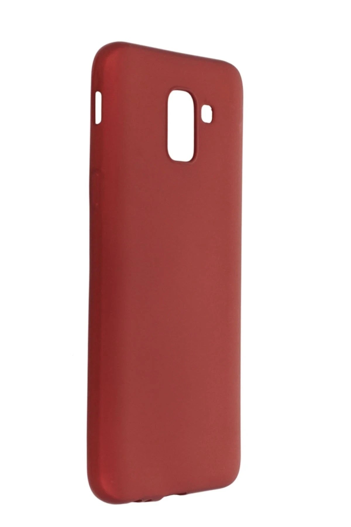 Mey İthalat® Samsung Galaxy J6 Kılıf First Silikon - Bordo