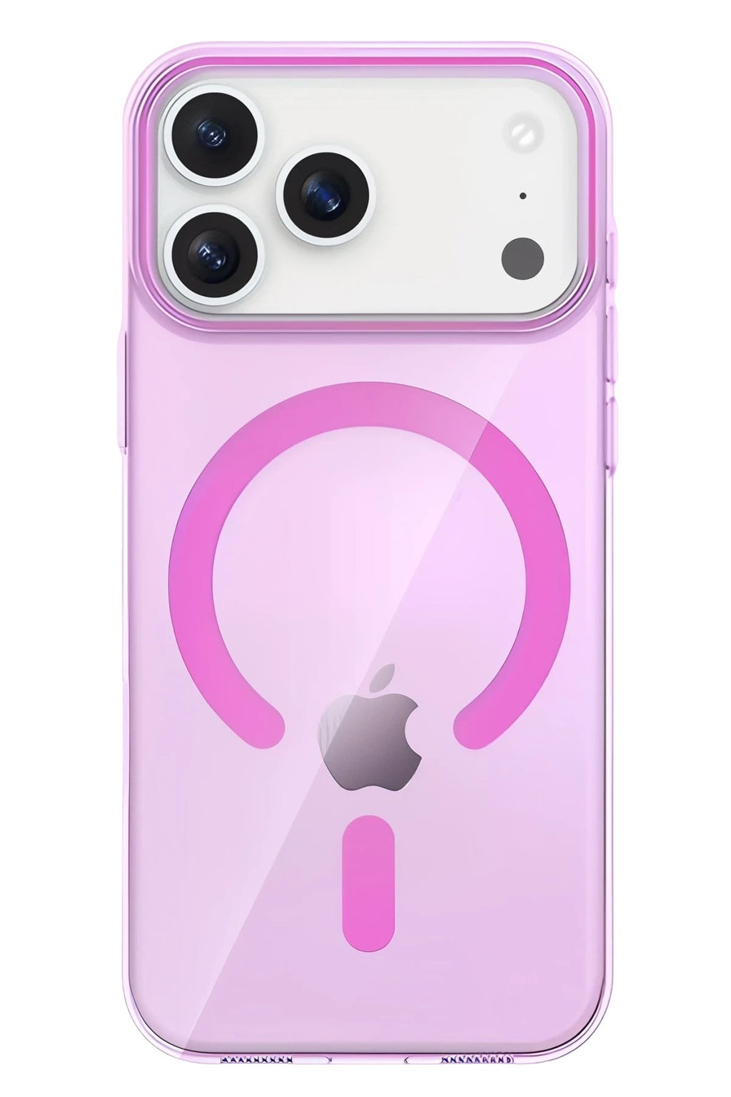 Mey İthalat® iPhone 17 Pro Max PC Blank Magsafe Kapak - Pembe