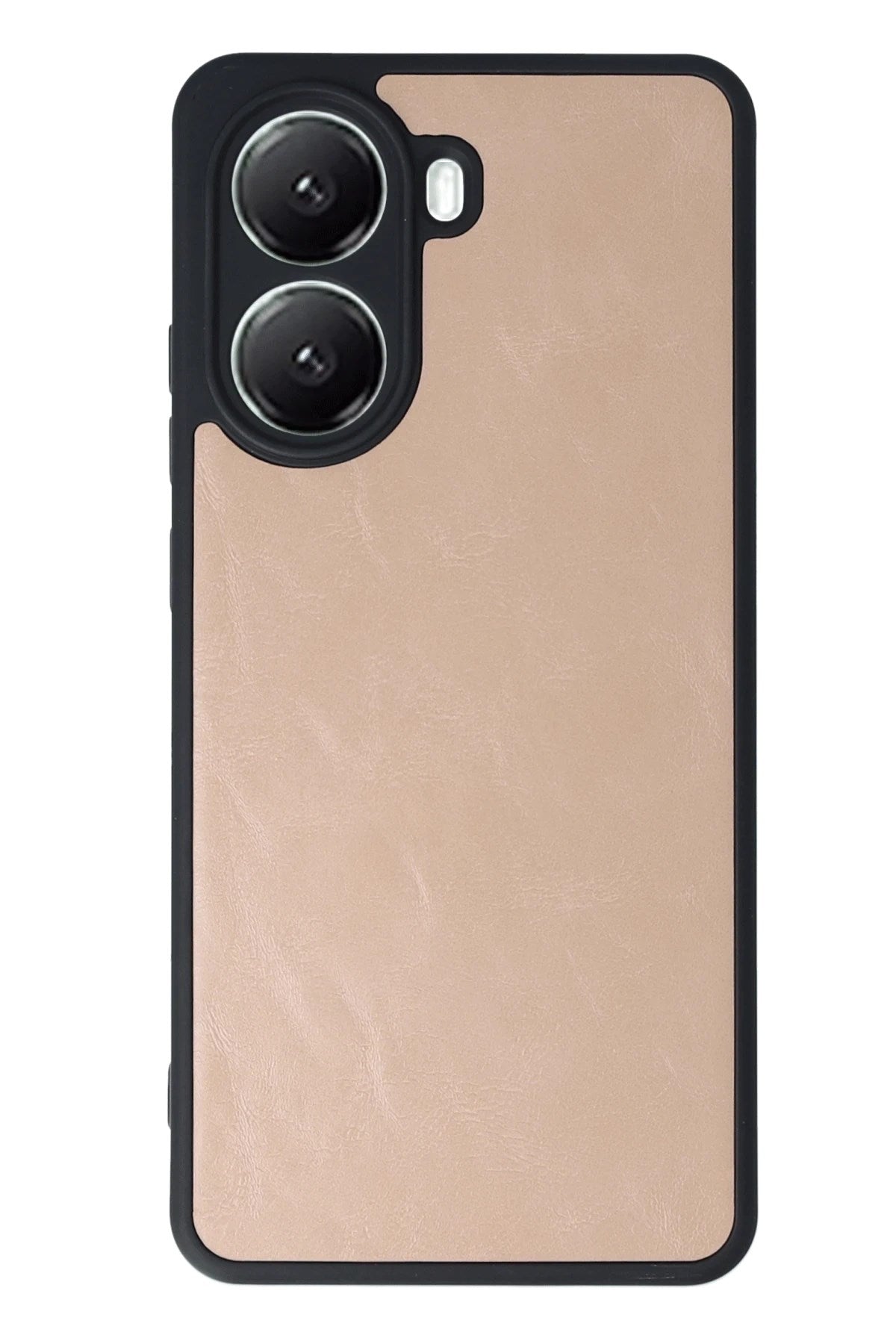 Mey İthalat® Poco X7 Pro Kılıf Aras Deri Kapak - Pudra
