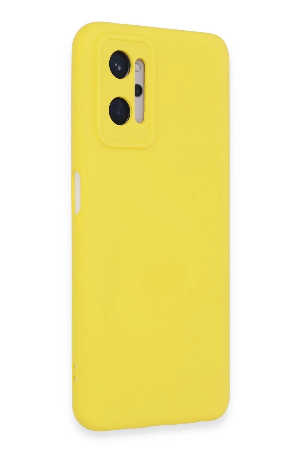 Mey İthalat® Realme 9i 4G Kılıf Nano içi Kadife Silikon - Sarı