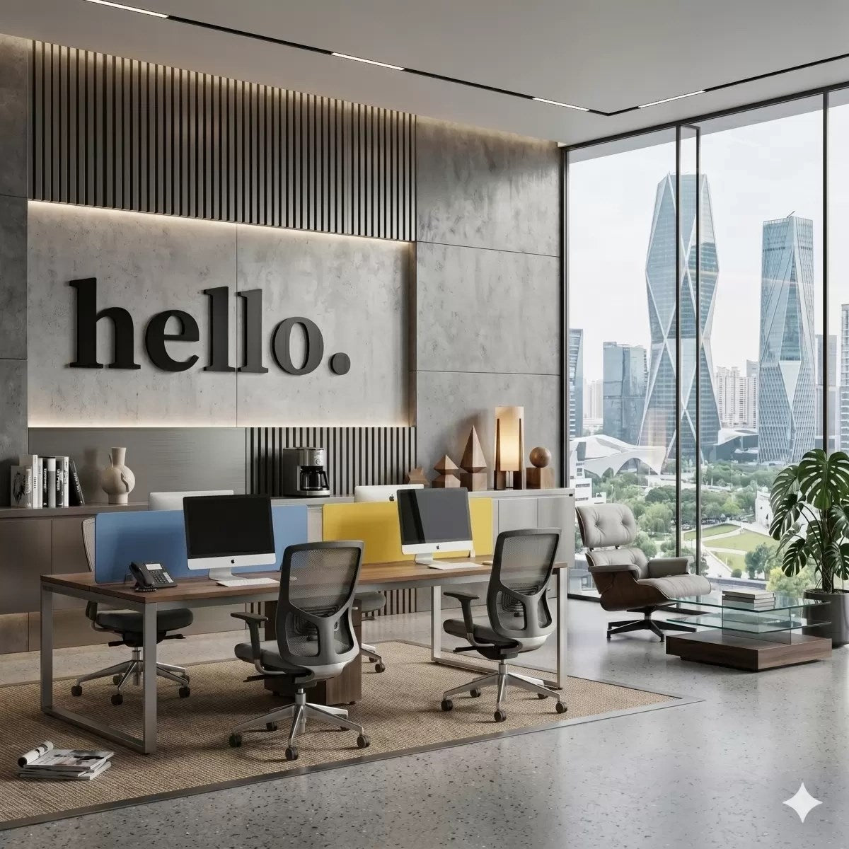 Mey İthalat® 100x35 cm Dev Boy "hello." Yazılı Kırılmaz Pleksi Ayna - Premium Ofis ve Villa Antre Dekoru
