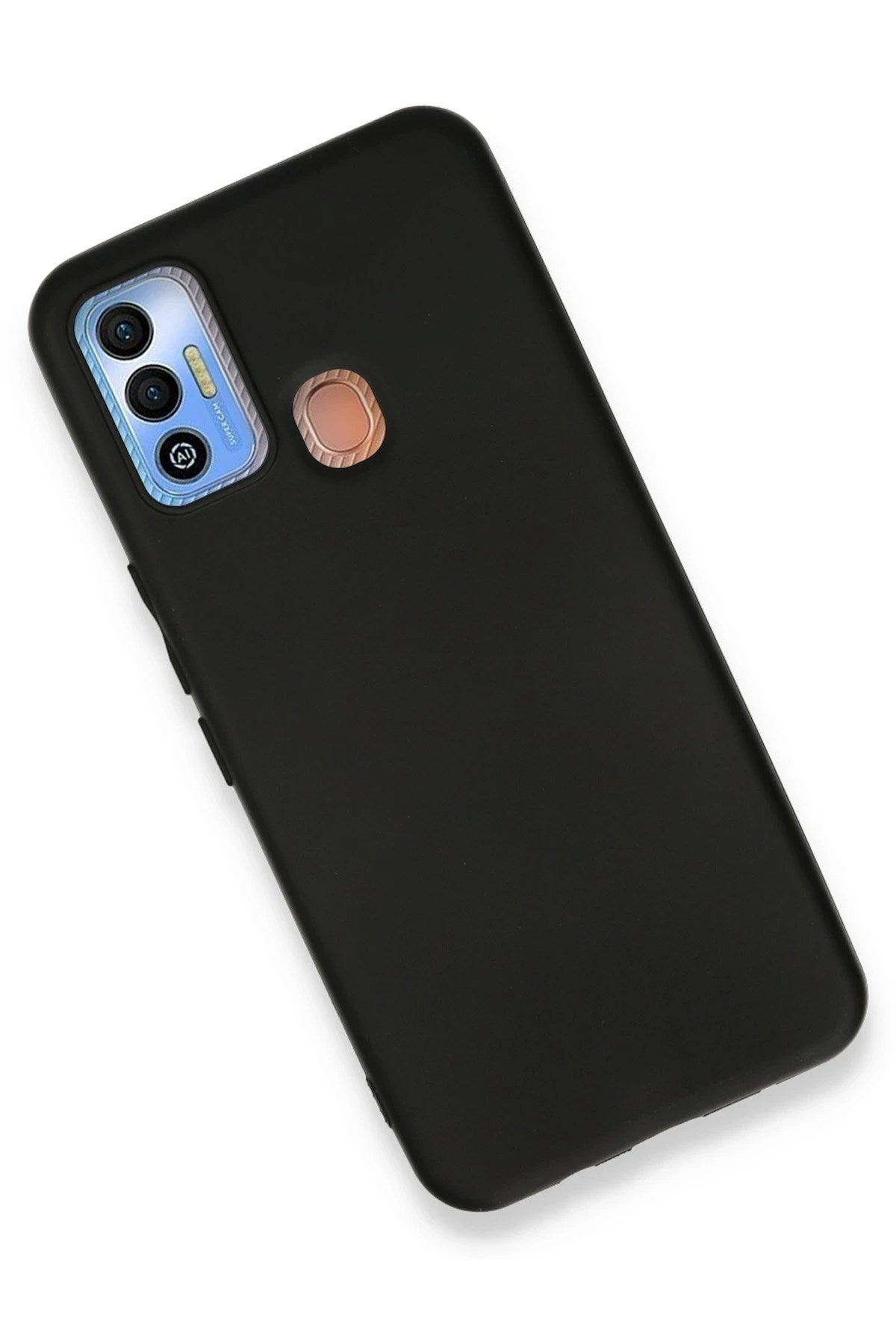 Mey İthalat® Tecno Spark 7T Kılıf First Silikon - Siyah